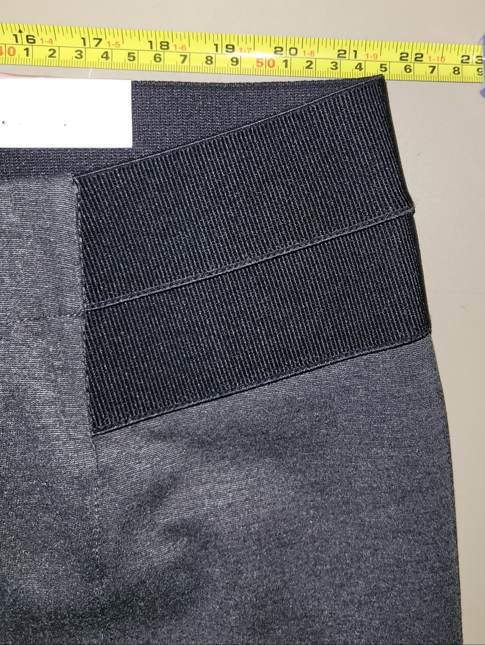 NWT - Lane Bryant, Grey & Black Leggings. Size 28. - Picture 7 of 8